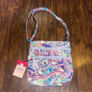 Vera Bradley Hello Kitty Multicolor Paisley Crossbody Bag